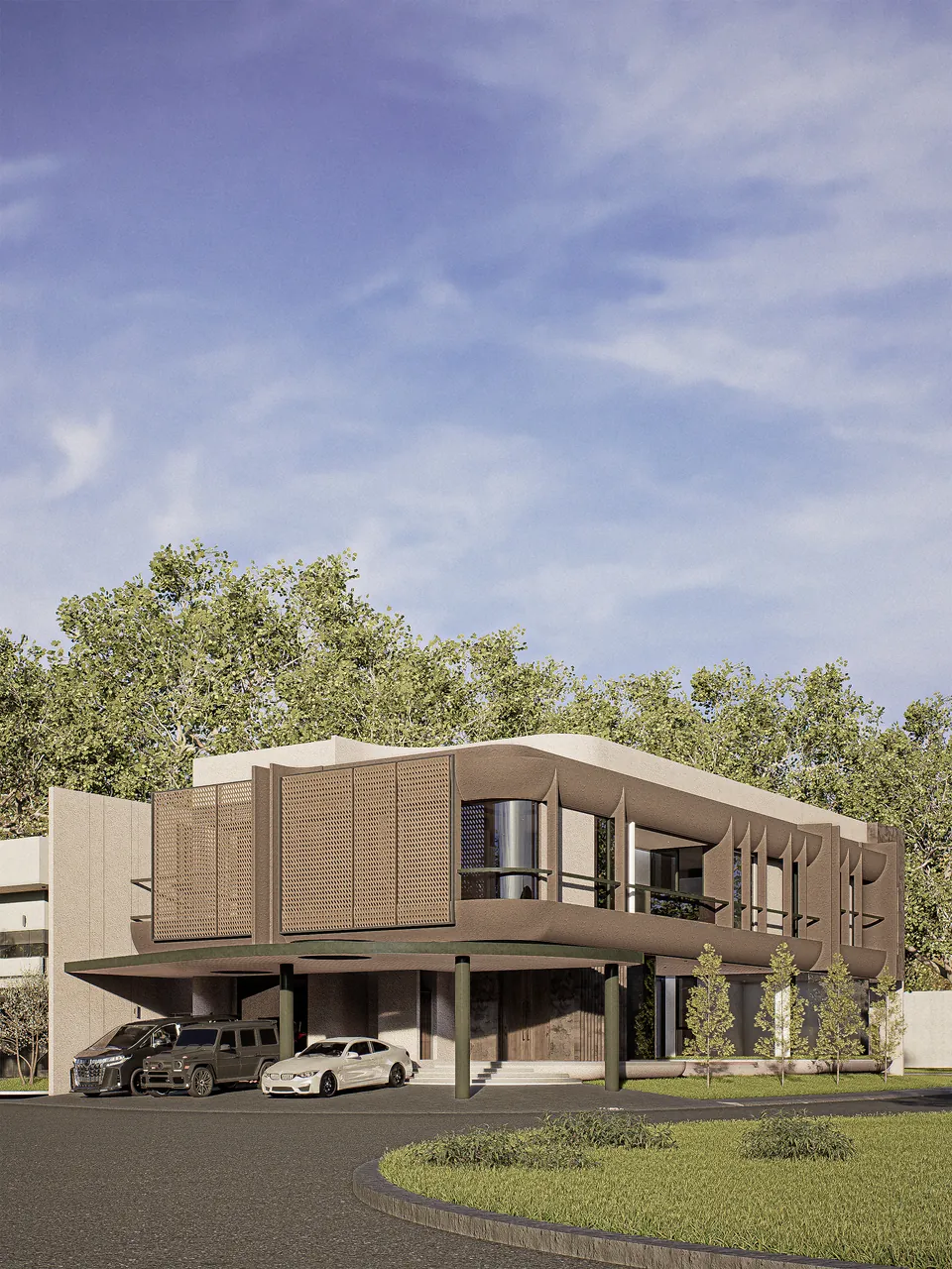 Render 2 dari 50 — WW House, Medan — proyek residensial WE Arsitek