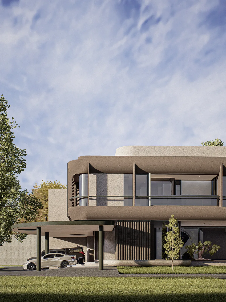 Render 3 dari 50 — WW House, Medan — proyek residensial WE Arsitek