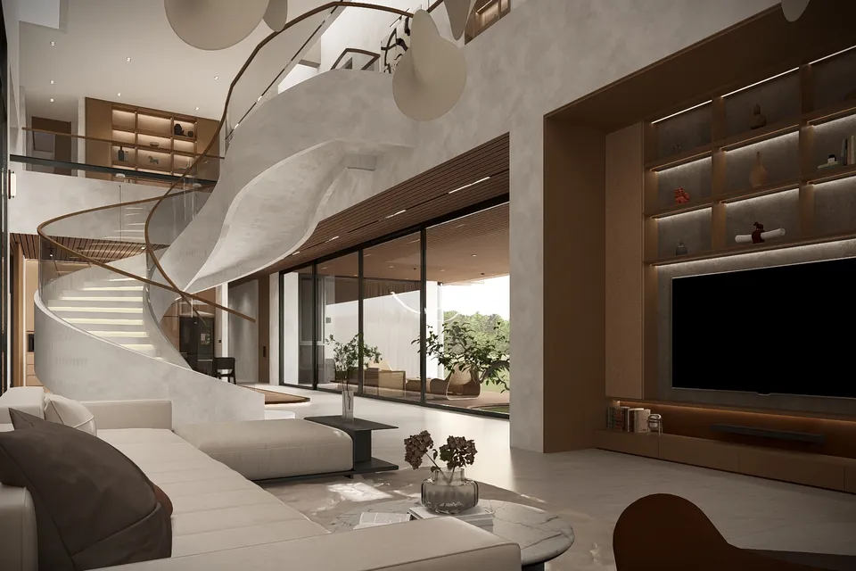 Render 18 dari 50 — WW House, Medan — proyek residensial WE Arsitek