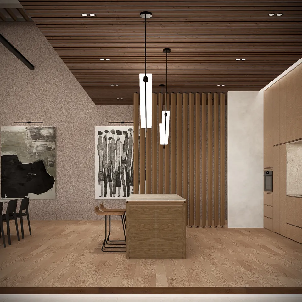 Render 24 dari 50 — WW House, Medan — proyek residensial WE Arsitek