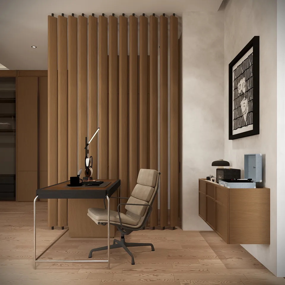 Render 37 dari 50 — WW House, Medan — proyek residensial WE Arsitek