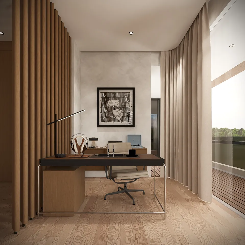 Render 38 dari 50 — WW House, Medan — proyek residensial WE Arsitek